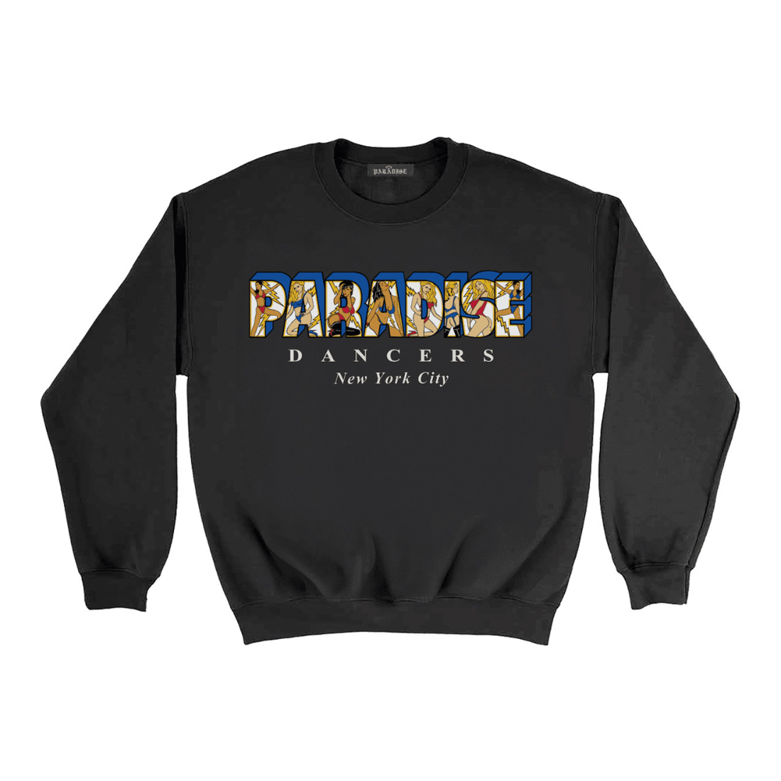【PARADIS3】Flash Dancers Ⅱ Crewneck - Black