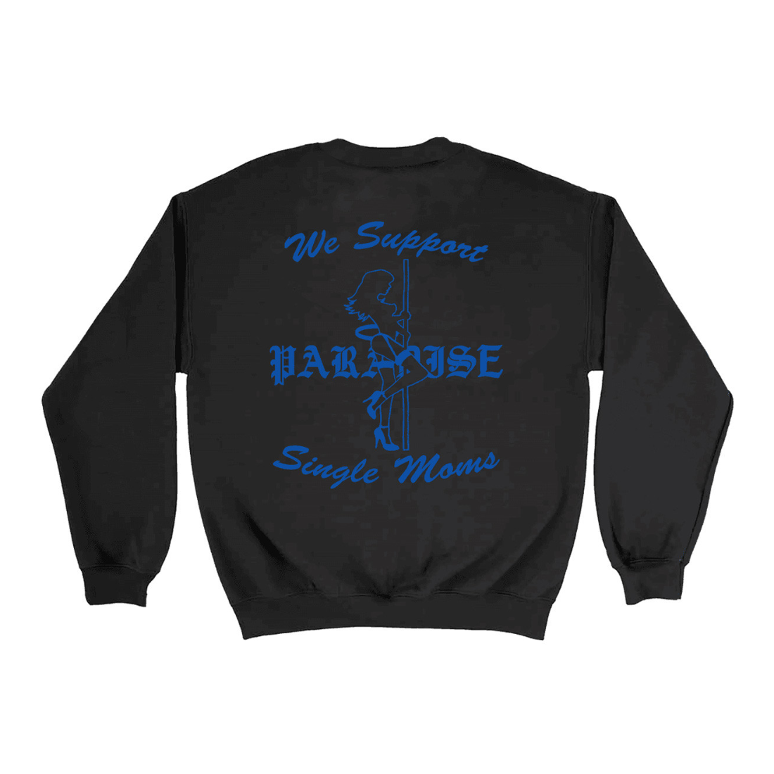 【PARADIS3】Flash Dancers Ⅱ Crewneck - Black