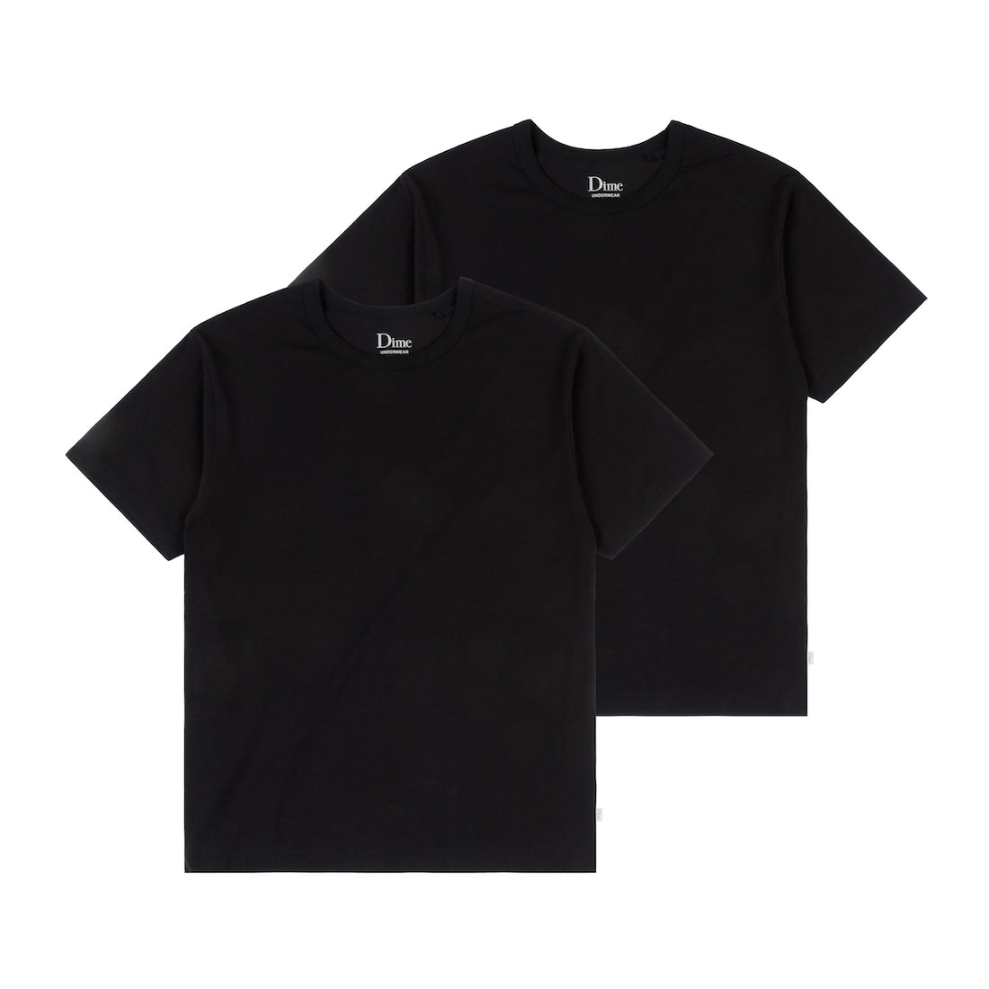 【Dime】2 Pack T-Shirts - Black