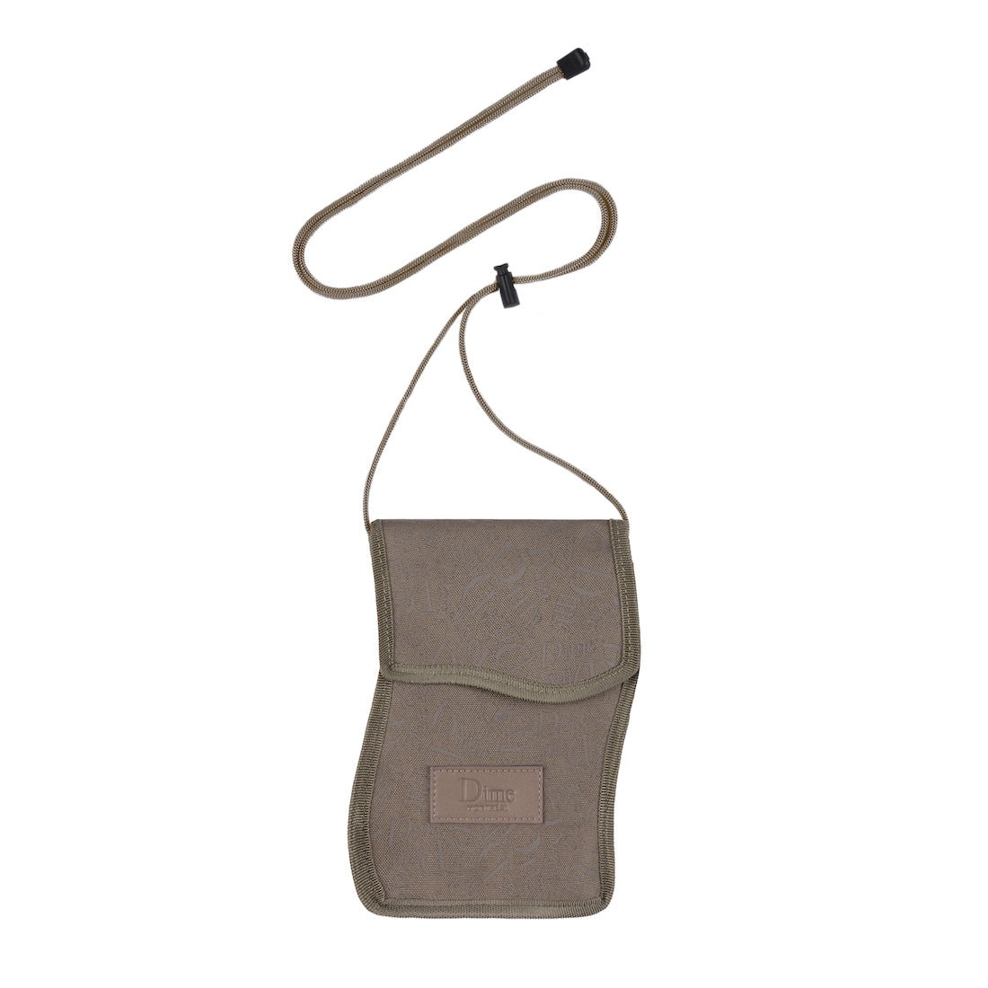 【Dime】Haha Neck Pouch - Light brown