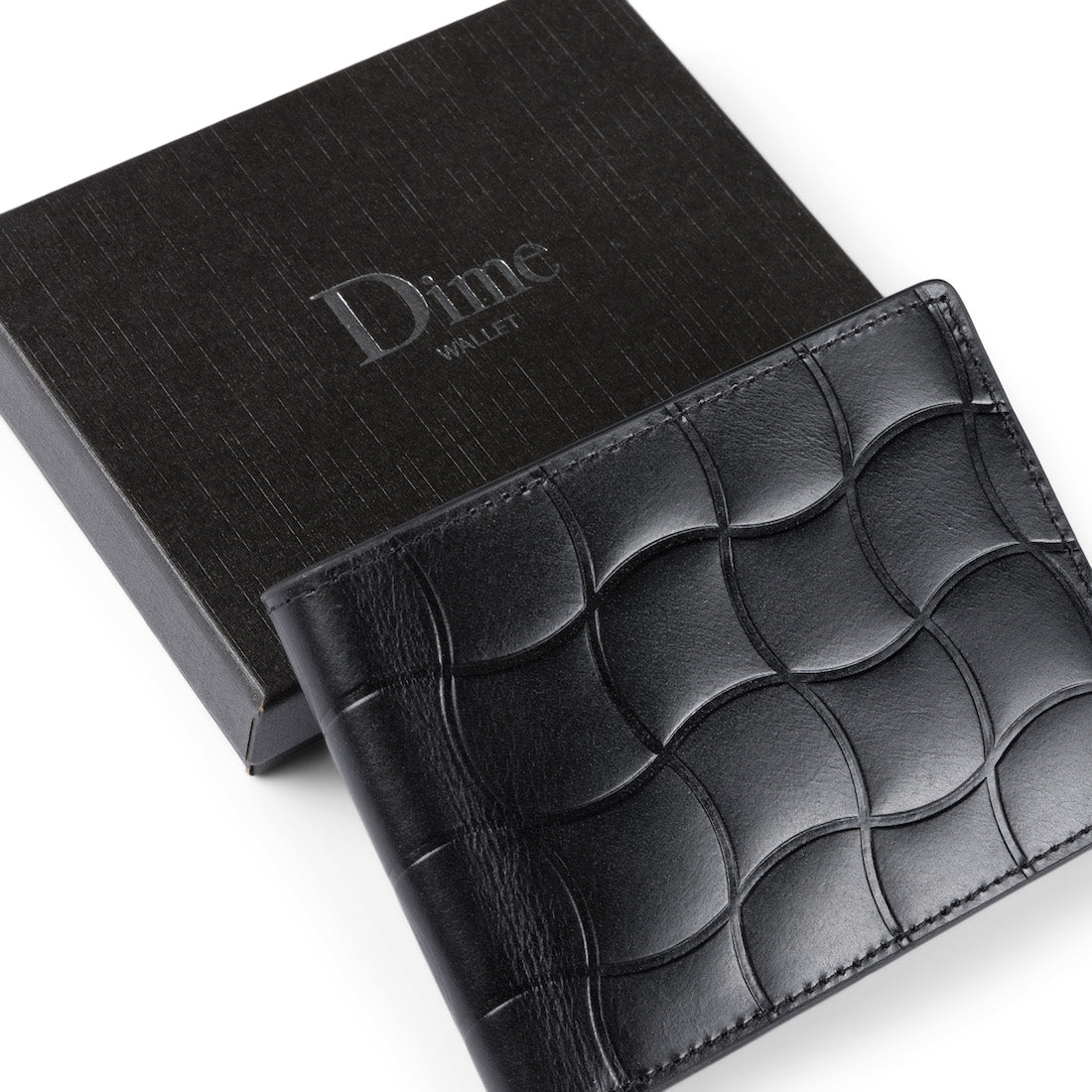 【Dime】Classic Quilted wallet - Black