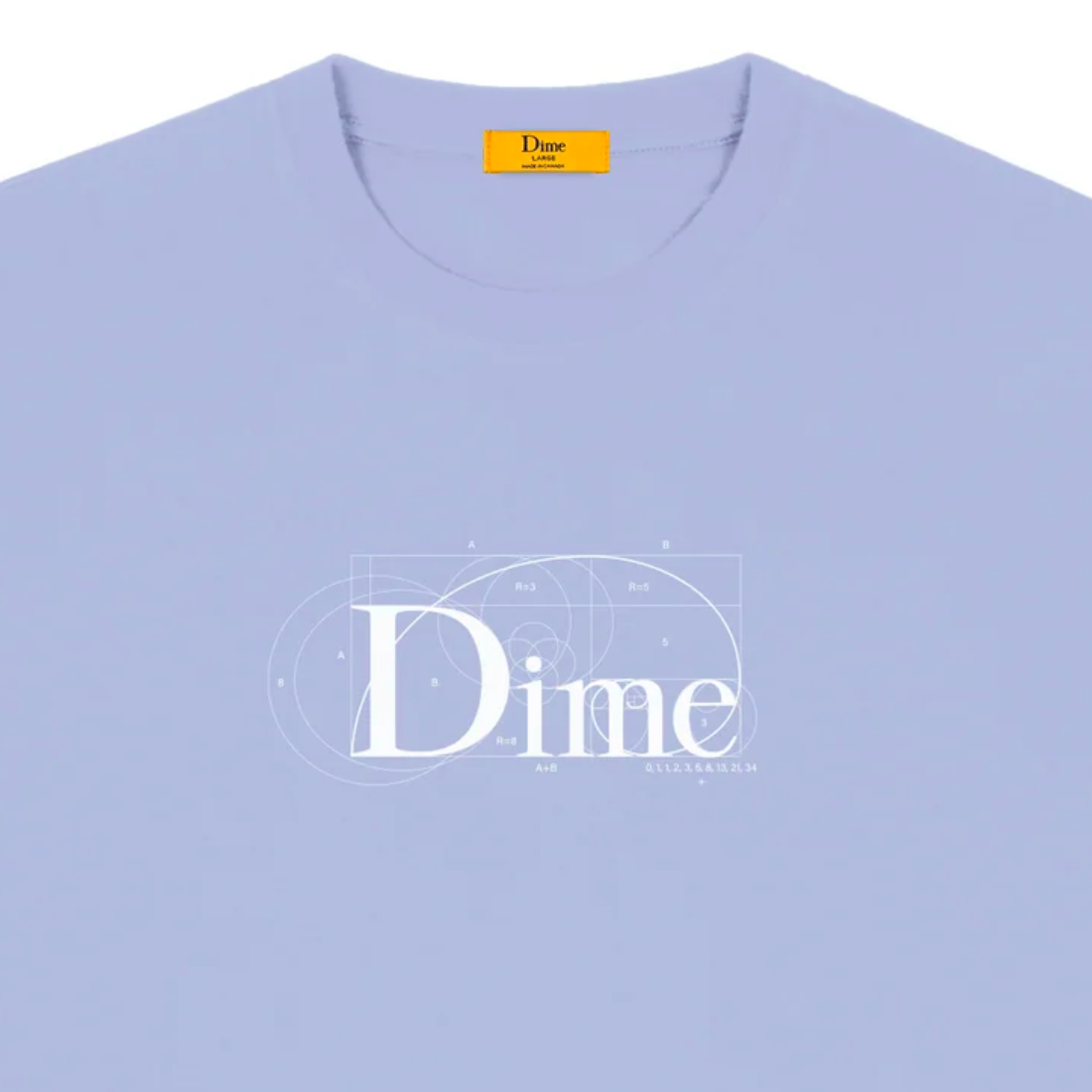 【Dime】 Classic Ratio Tee - Light indigo