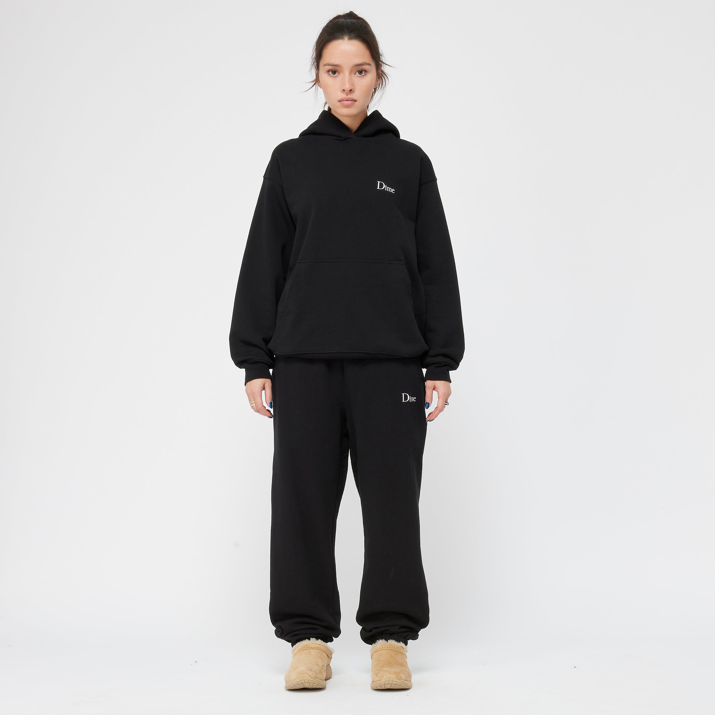 【Dime】Classic Small Logo Hoodie - Black