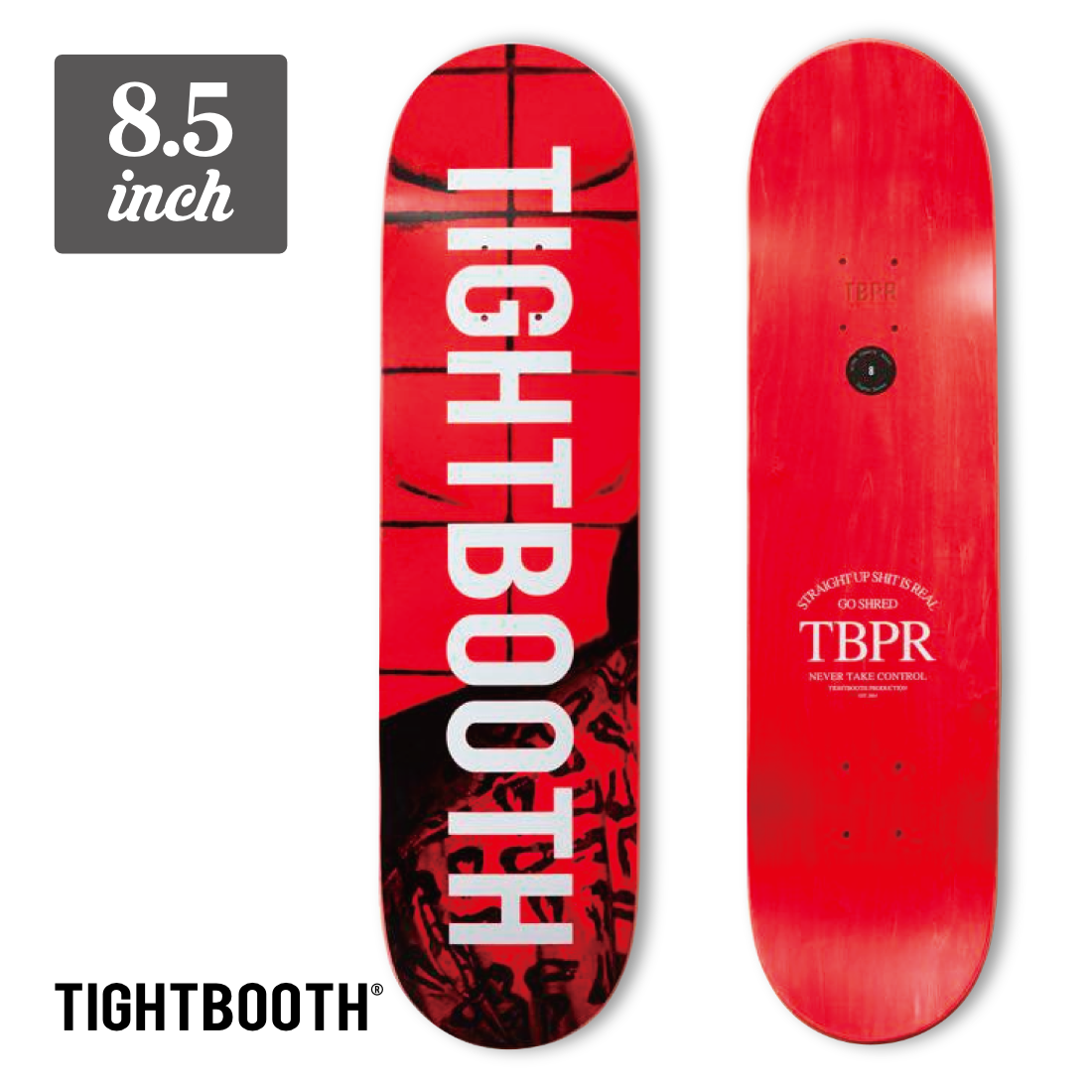 タイトブース tightbooth 8.125 1stモデルデッキ - スケートボード