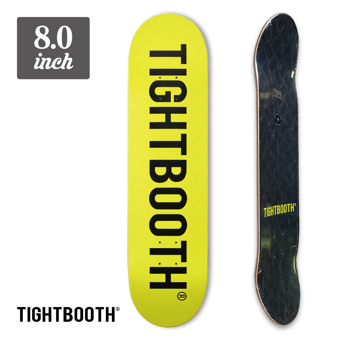 TIGHTBOOTH FLOWER CAMO 8インチ スケボーデッキ 新品 - スケートボード