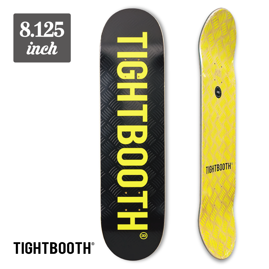 【8.125】TightBooth - Logo "Black×SafetyYellow"