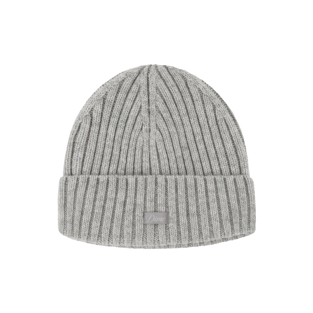 【Dime】Cashmere Fold Beanie - Light Grey