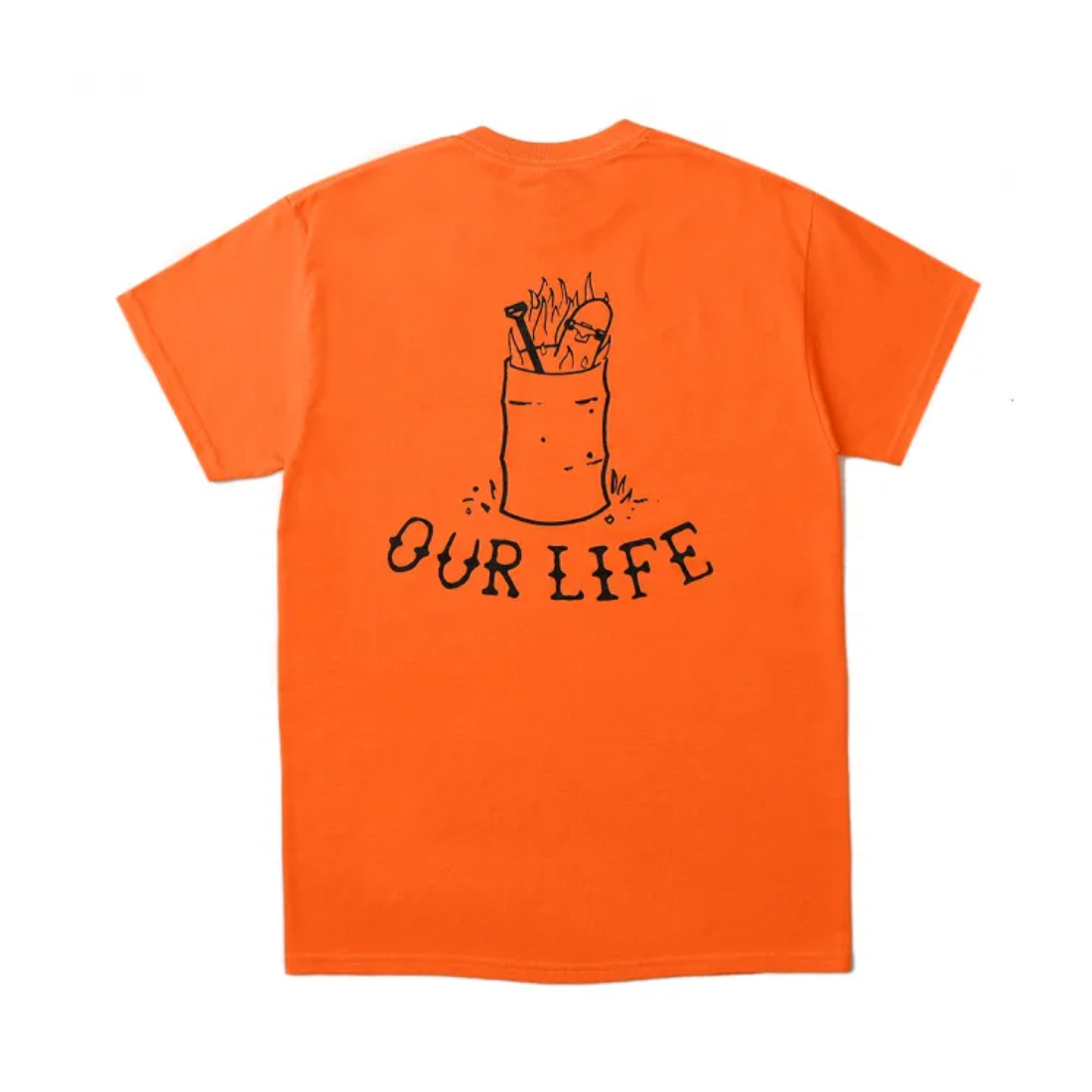 【OUR LIFE】Burn Barrel Tee - Orange