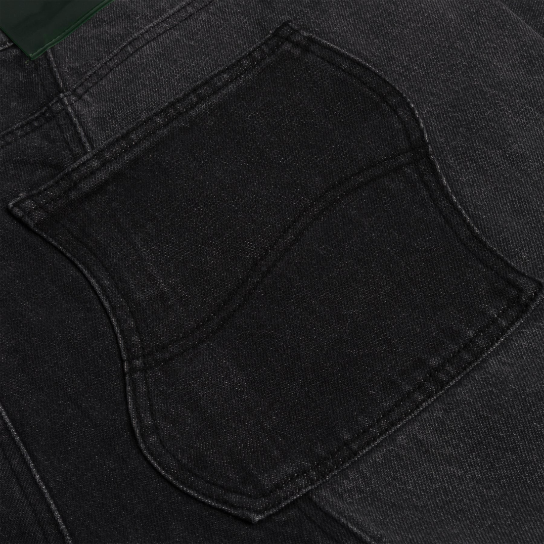 【Dime】Blocked Relaxed Denim Pants - Black washed