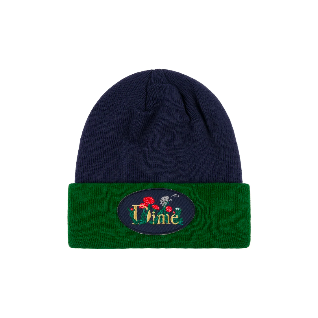 【Dime】Classic Allergie Fold Beanie - Dark Blue