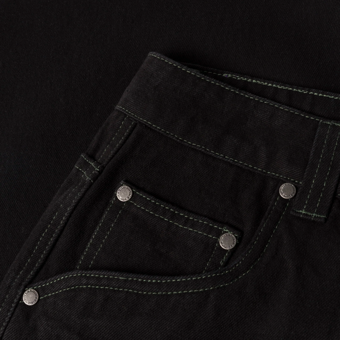 【Dime】Baggy Denim Pants - Black