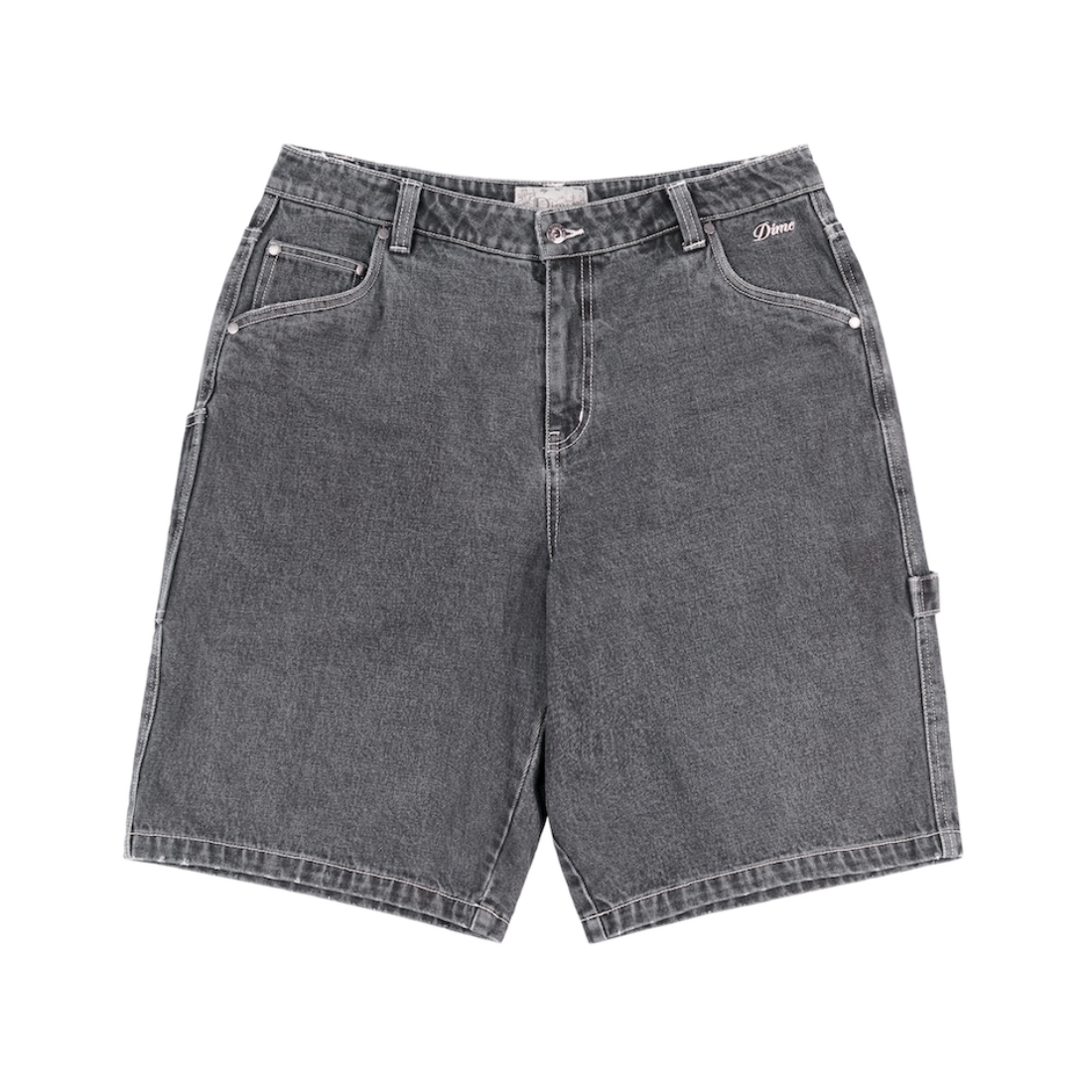 【Dime】Classic Denim Shorts - Faded black