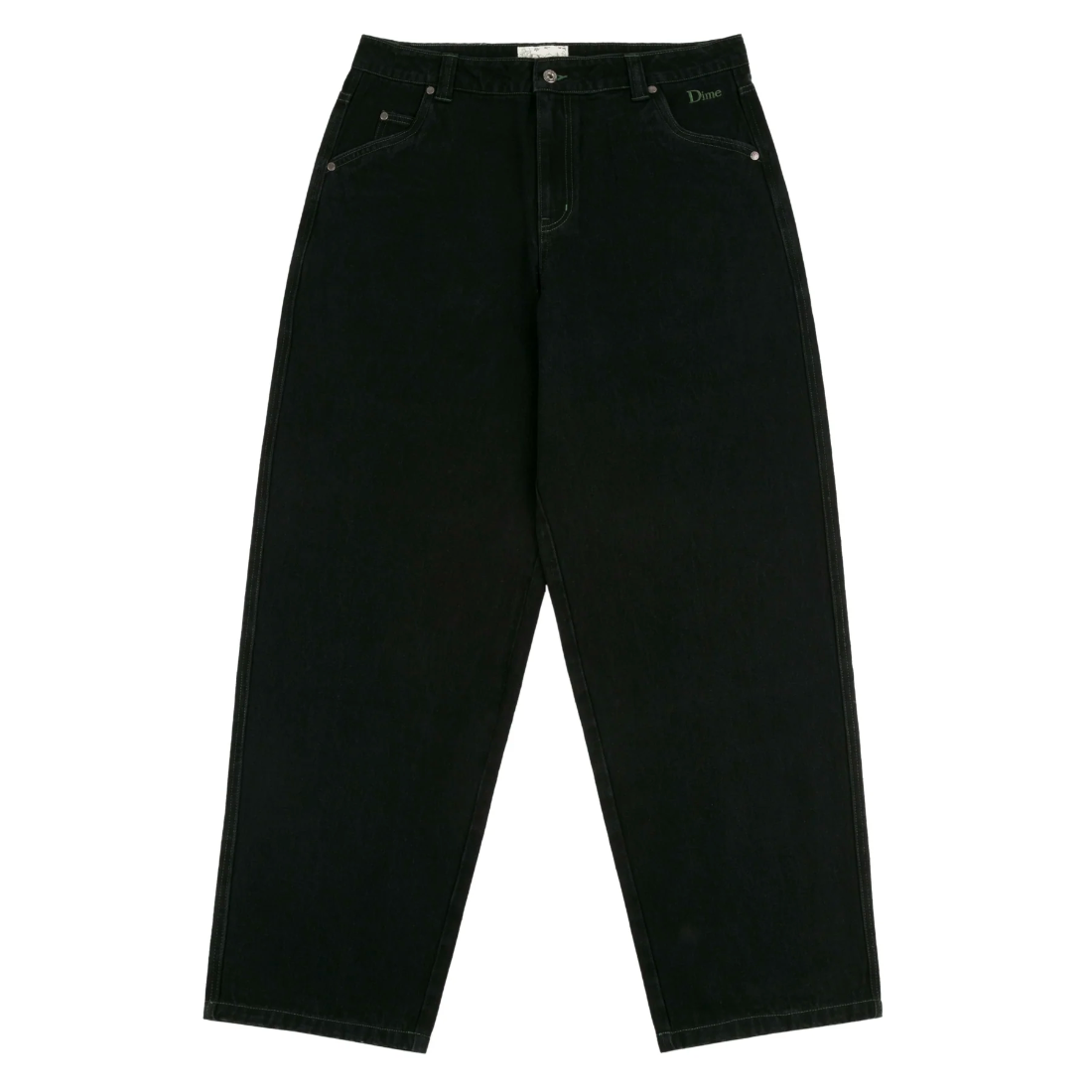 【Dime】Baggy Denim Pants - Black