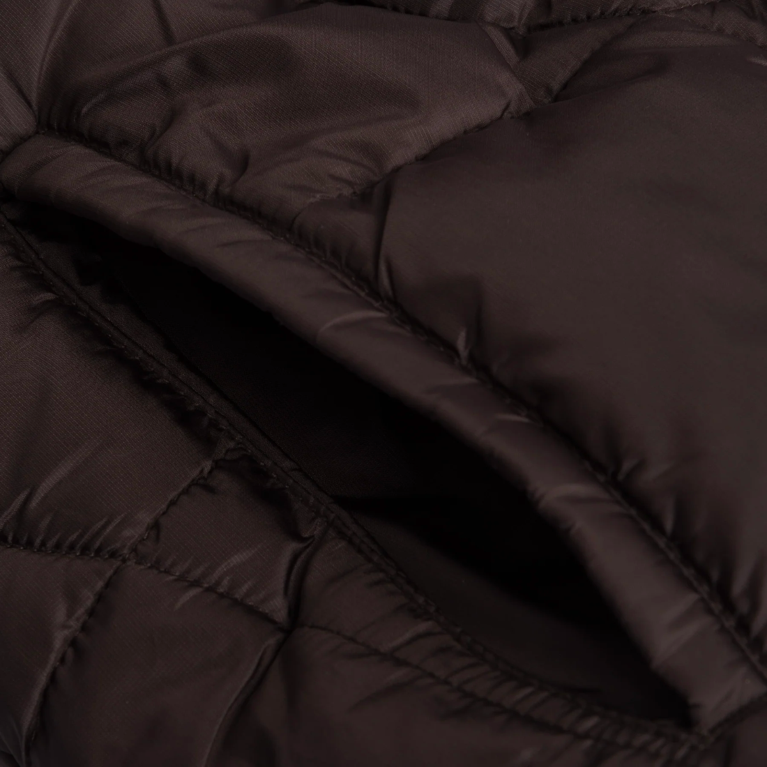 【Dime】 Midweight Wave Puffer Jacket - Espresso
