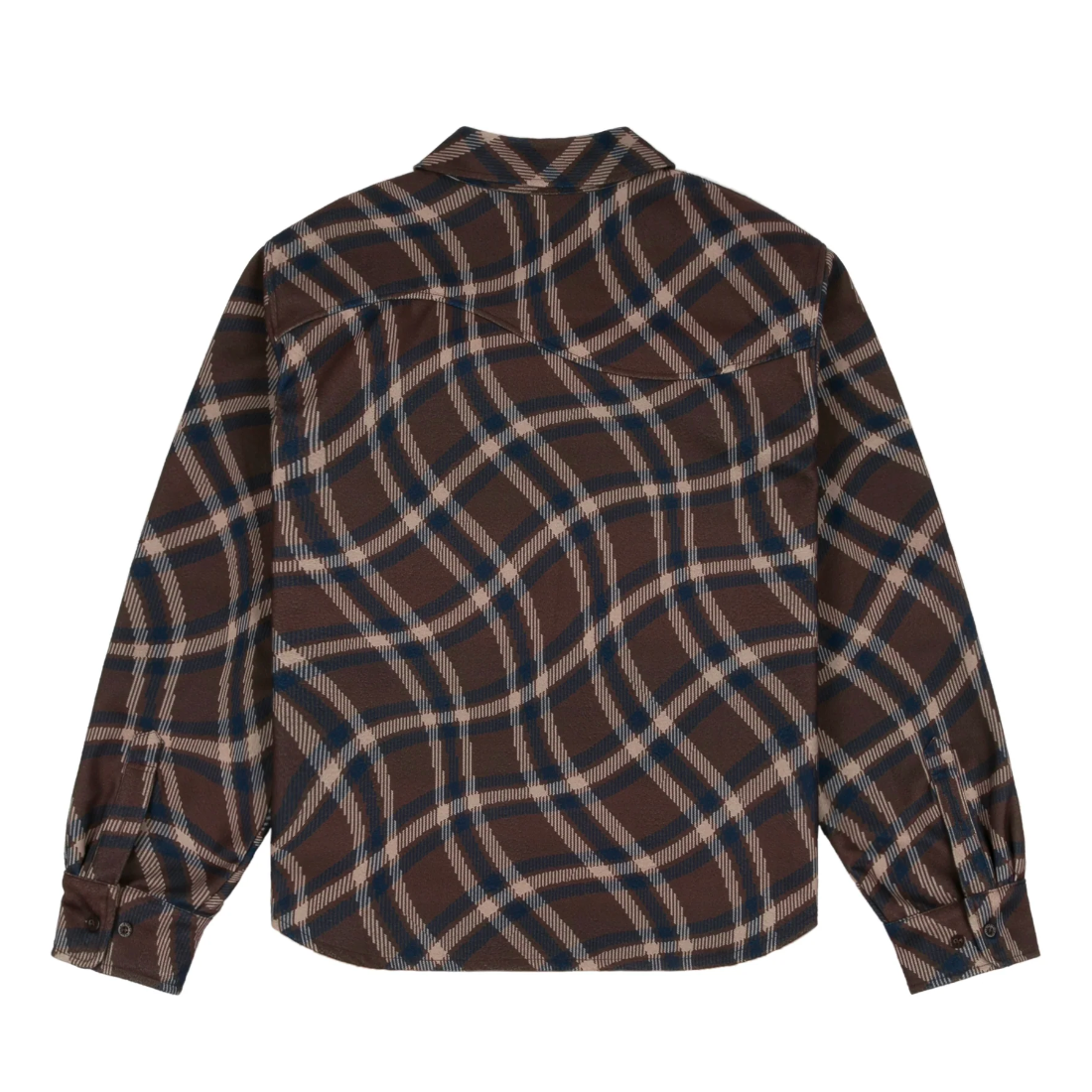 【Dime】Plaid Fleece Shirt - Espresso