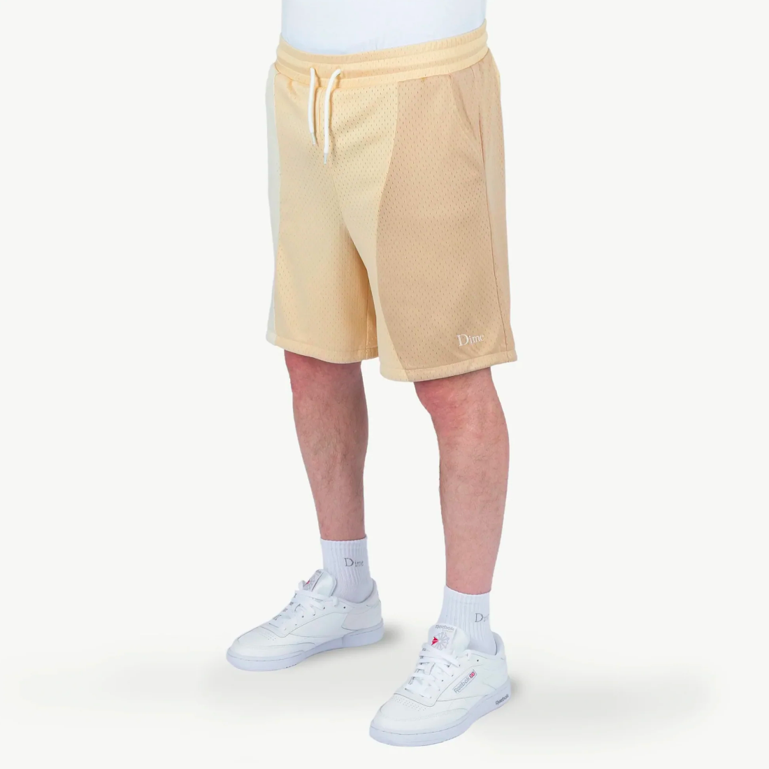 【Dime】Wave Mesh Shorts - Tan