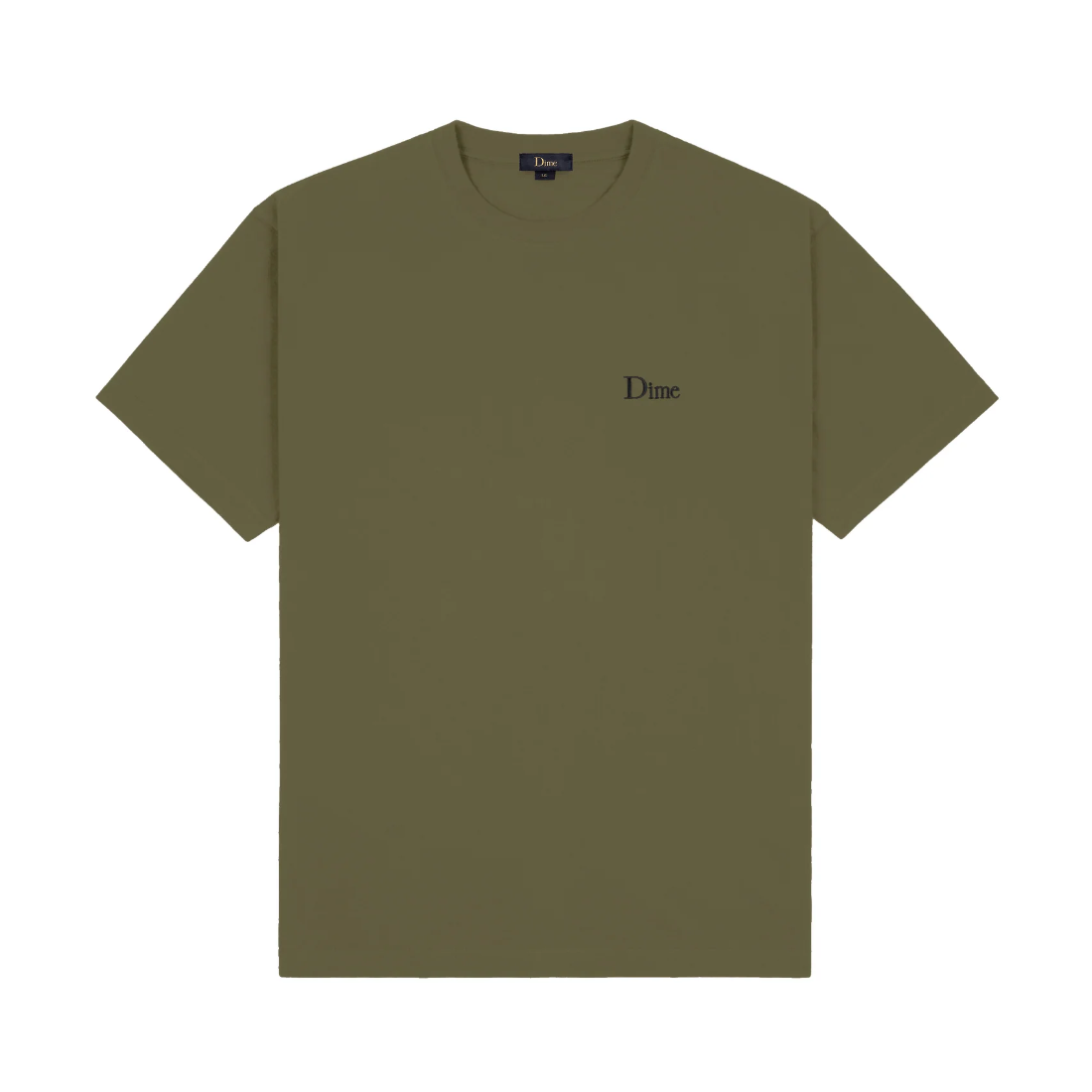【Dime】 Classic Small Logo Tee - Dark Olive