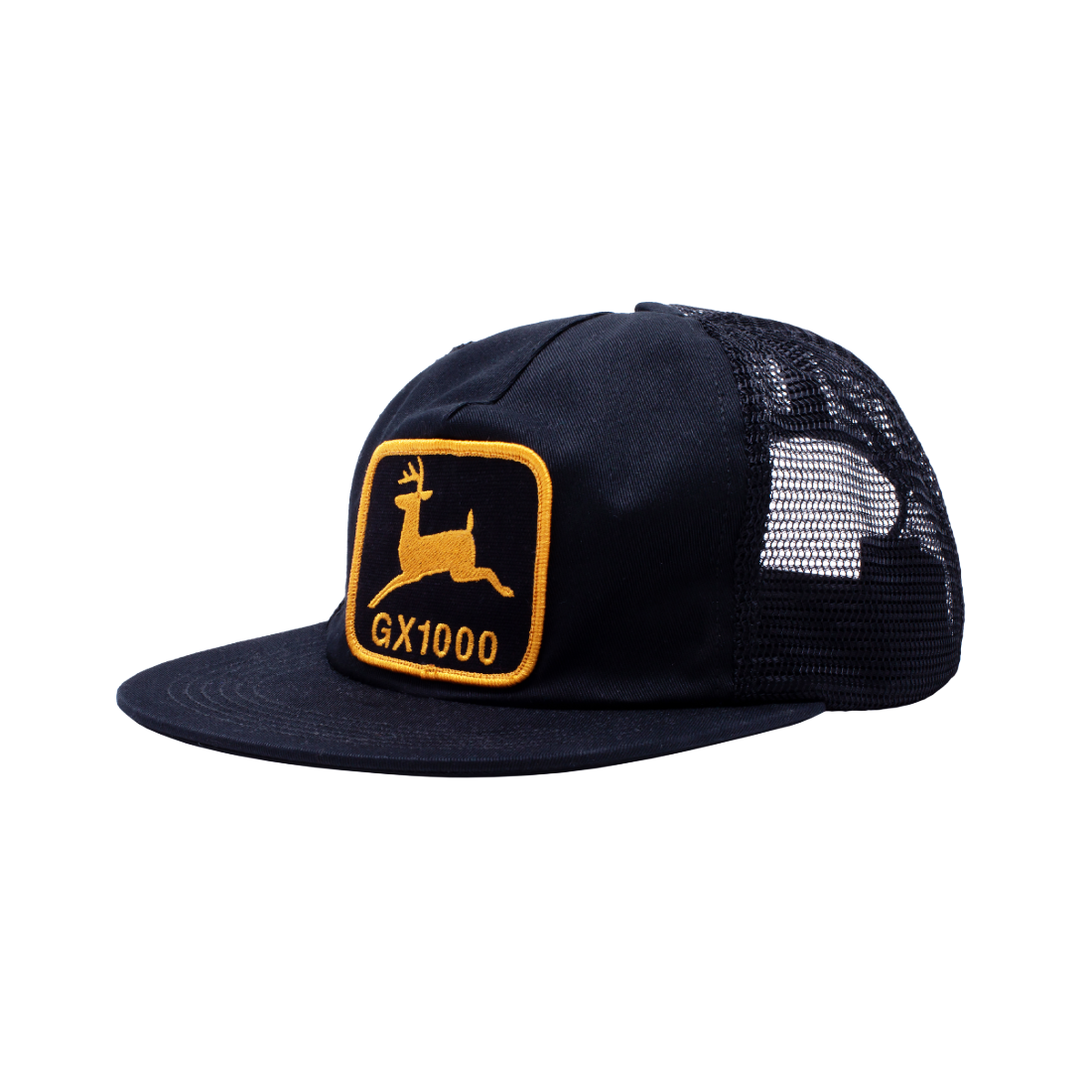 【GX1000】Deer 5Panel Polo Cap - Black