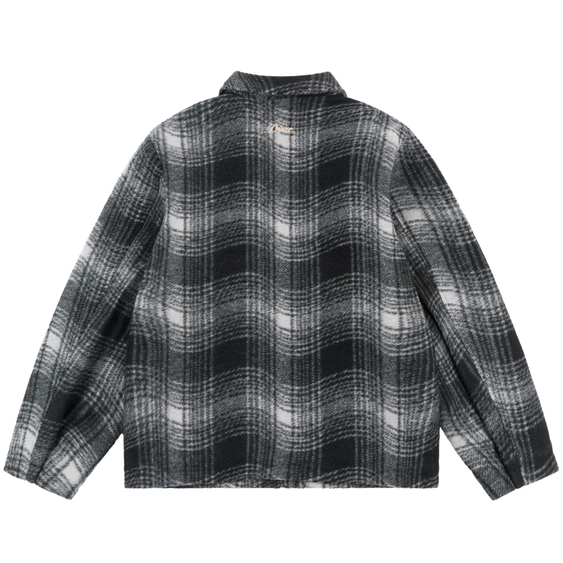 【Dime】Wave Plaid Jacket - Charcoal