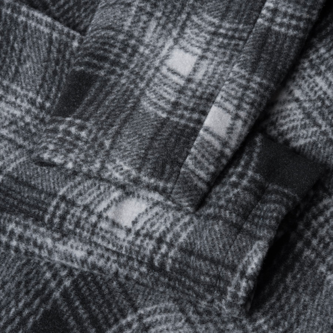 【Dime】Wave Plaid Jacket - Charcoal