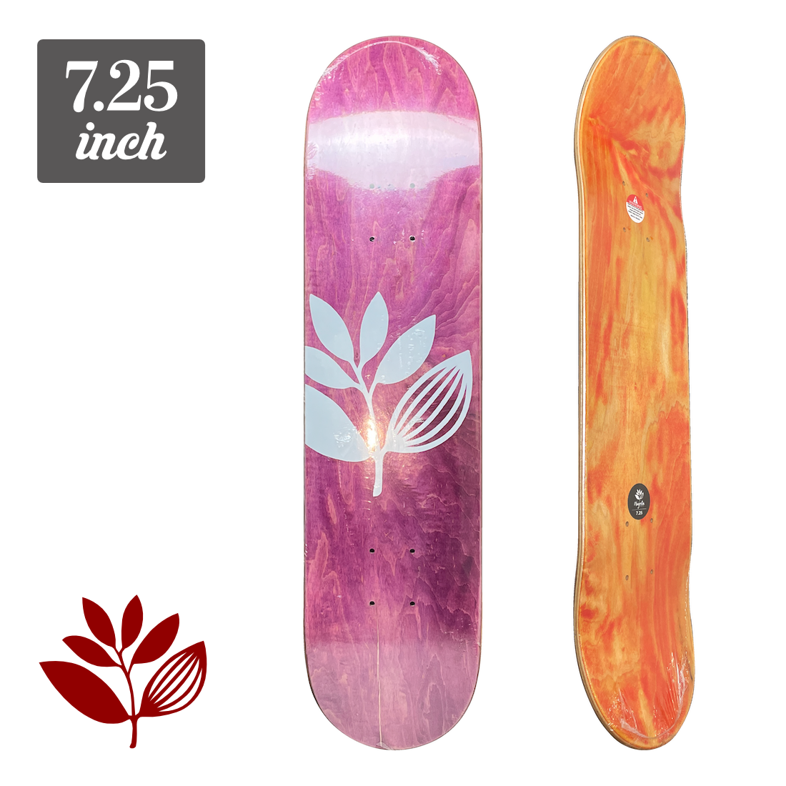 (子供用)【7.25】Magenta Skateboards - Team Logo Purple