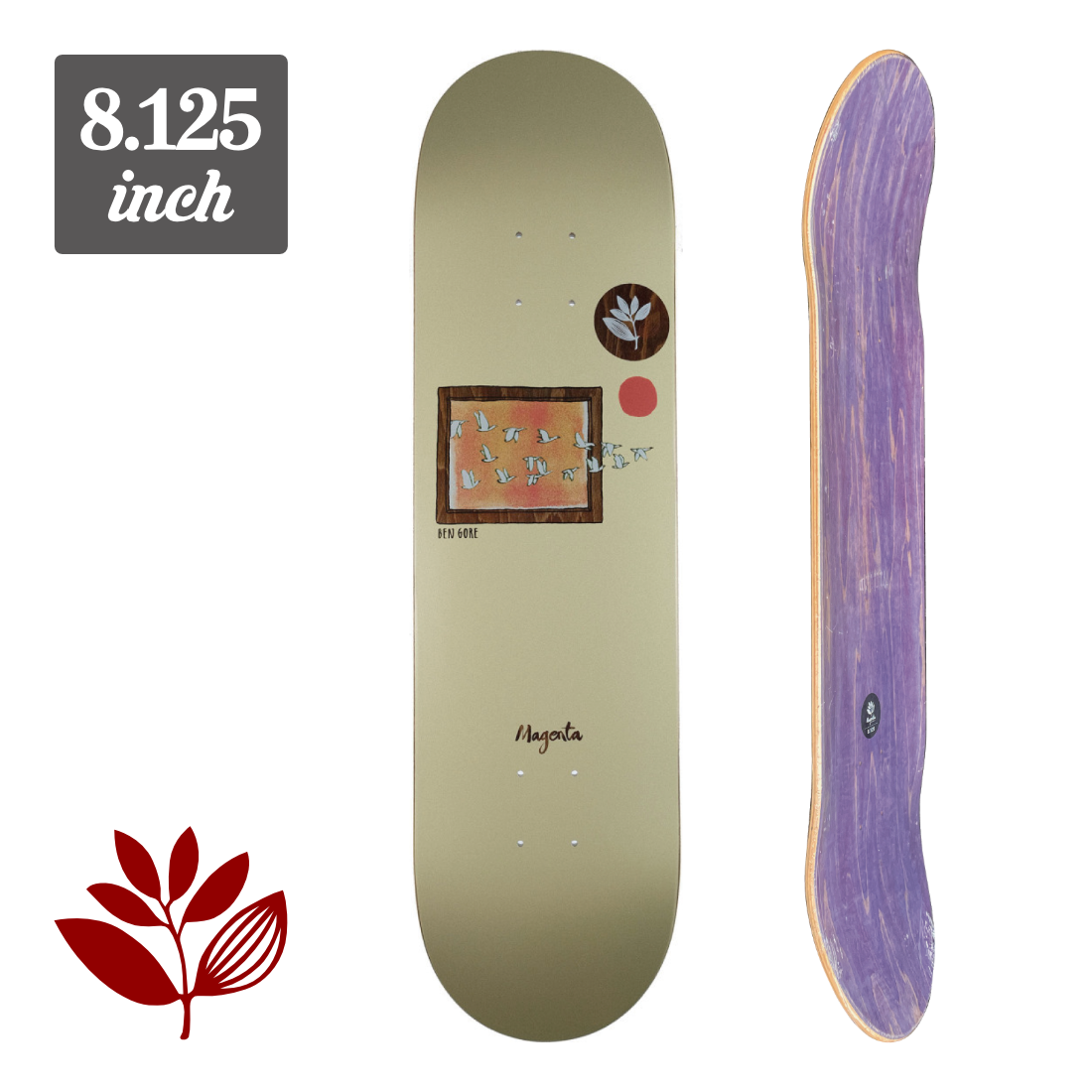 8.125】Magenta Skateboards - Solstice 8.125】Magenta Skateboards - Solstice