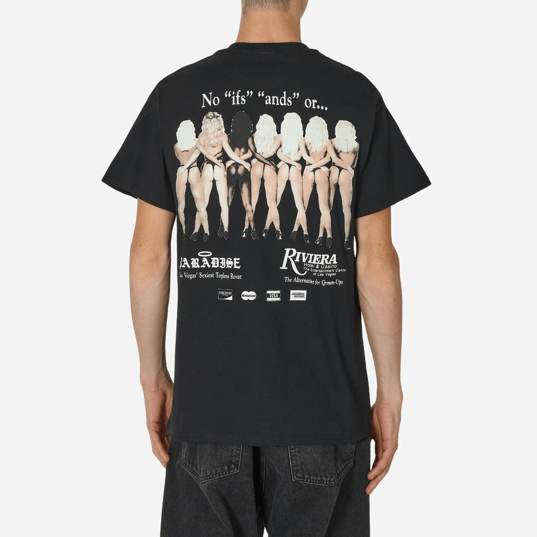 【PARADIS3】No Ifs Ands Or... Tee - Black