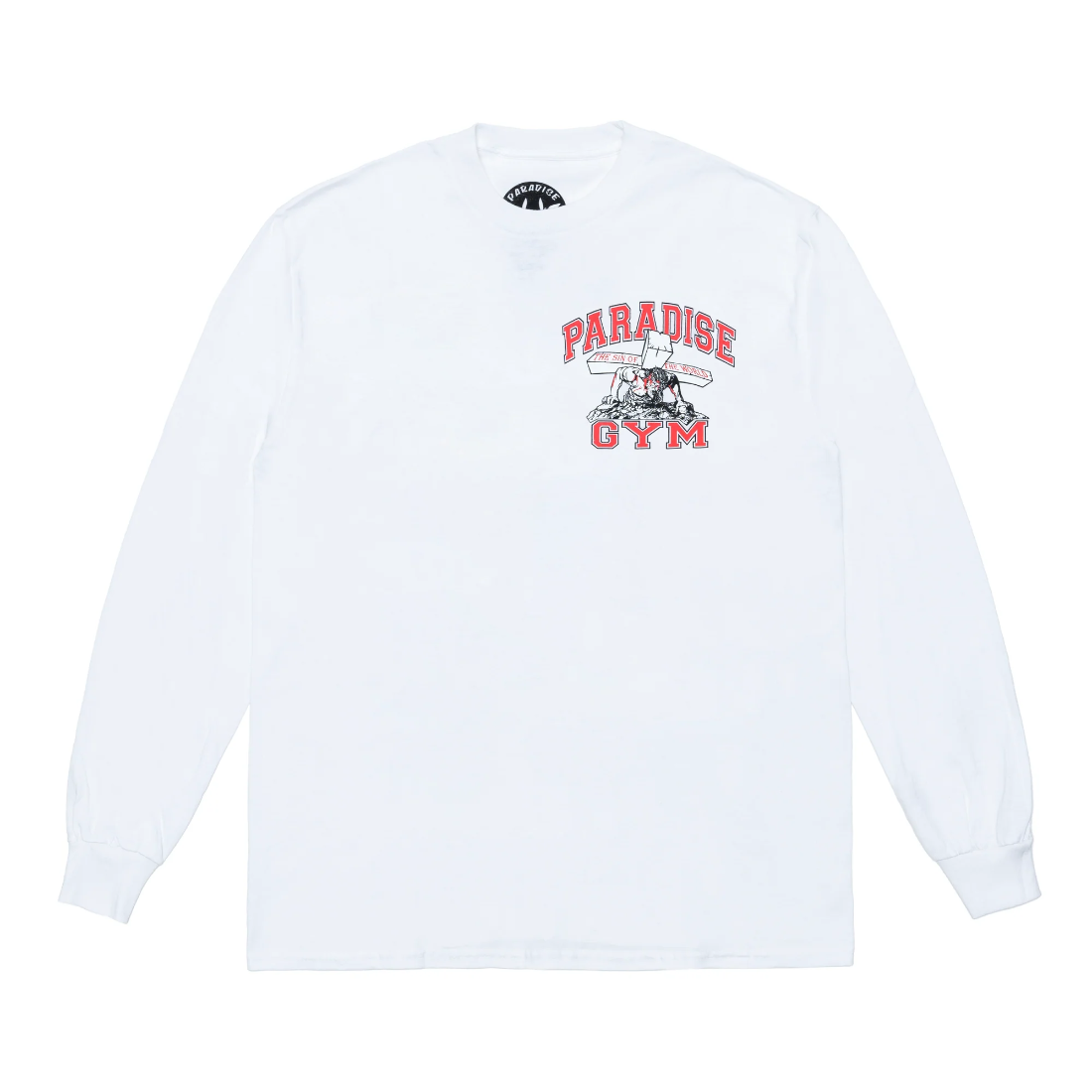 【PARADIS3】Paradise Gym LsTee - White