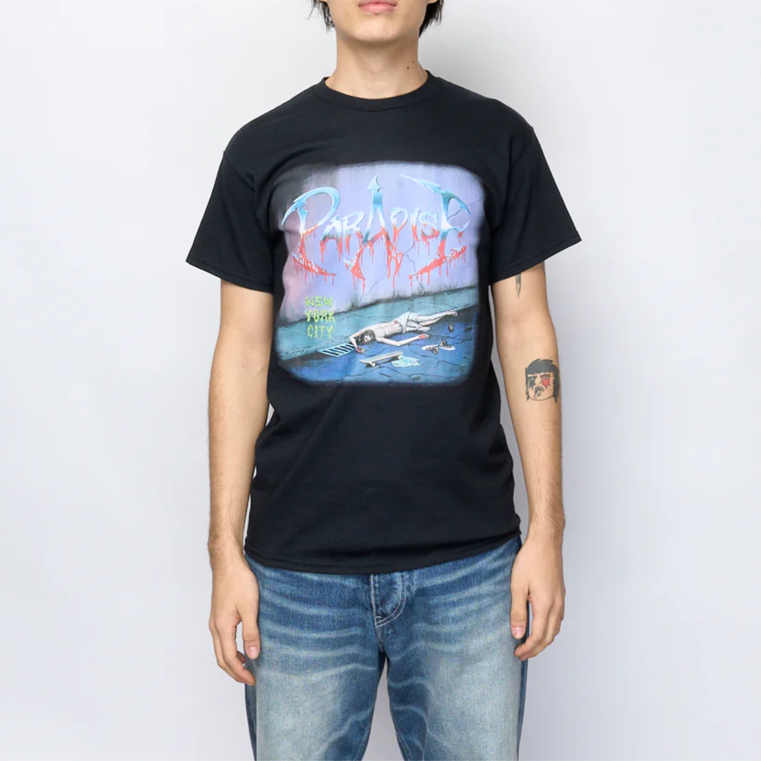 【PARADIS3】Obituary Tee - Black