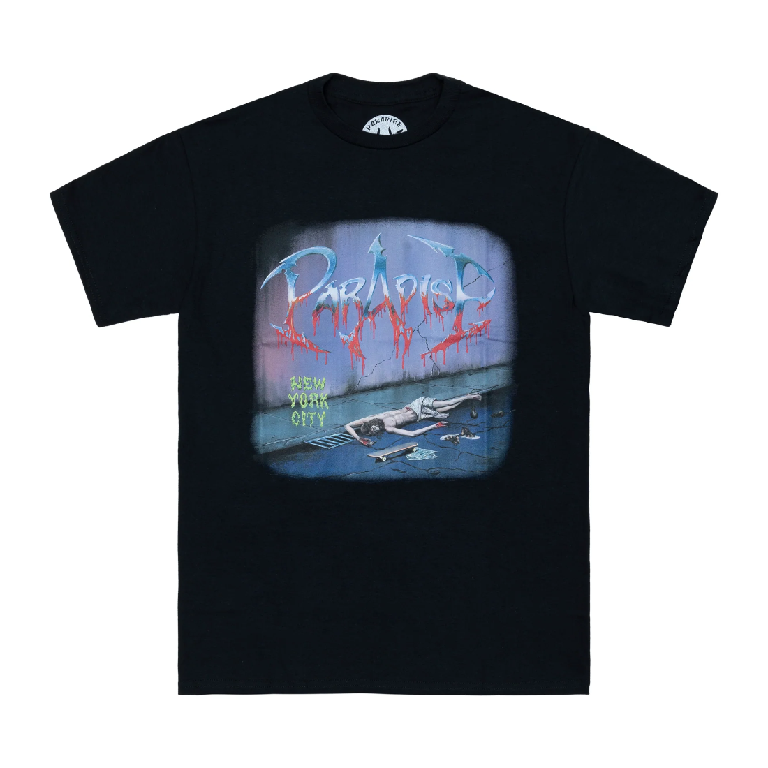 【PARADIS3】Obituary Tee - Black