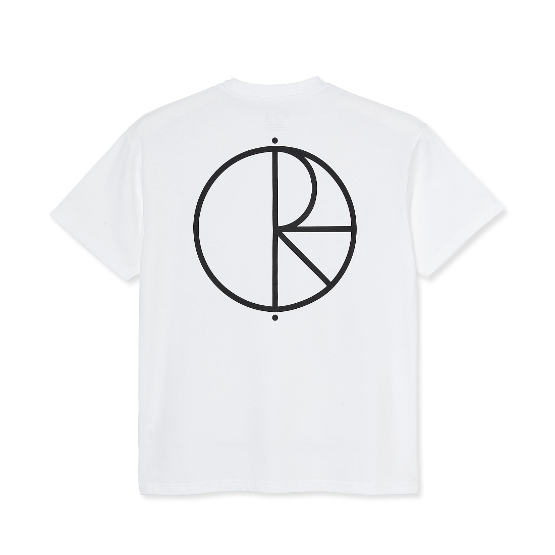 【POLAR SKATE CO.】Stroke Logo Tee - White