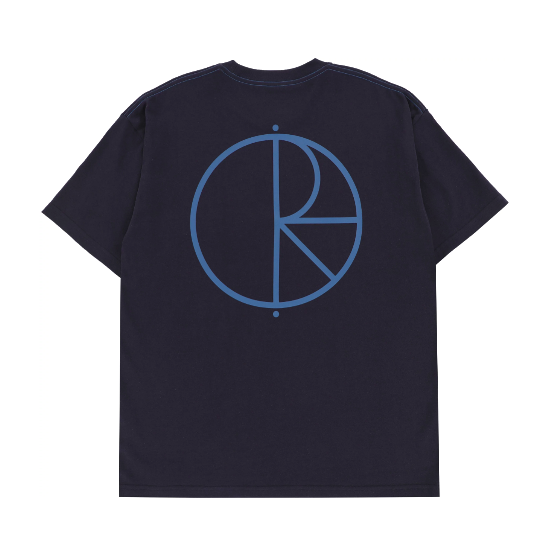 【POLAR SKATE CO.】Stroke Logo Tee - Navy/Blue