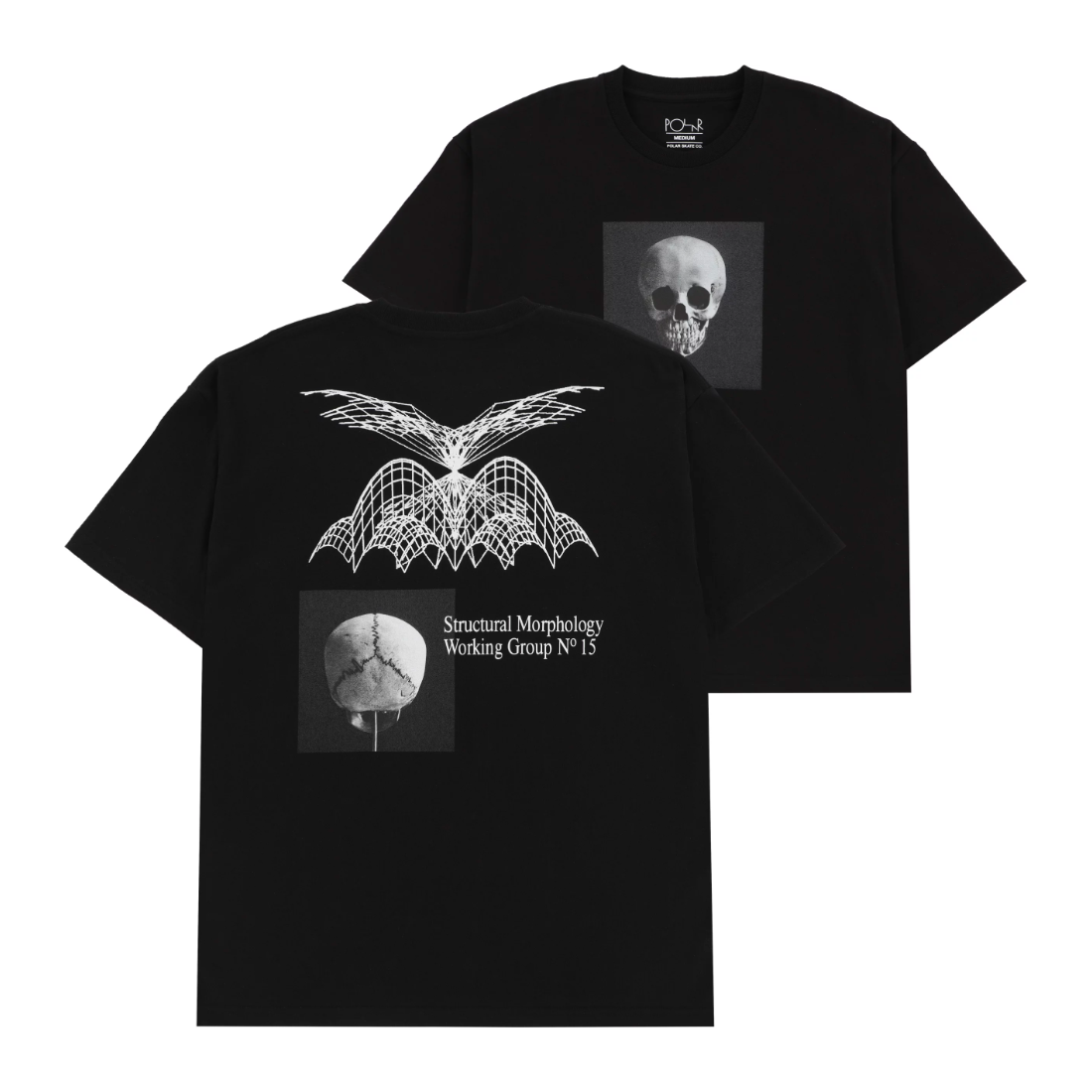 【POLAR SKATE CO.】Morphology Tee - Black