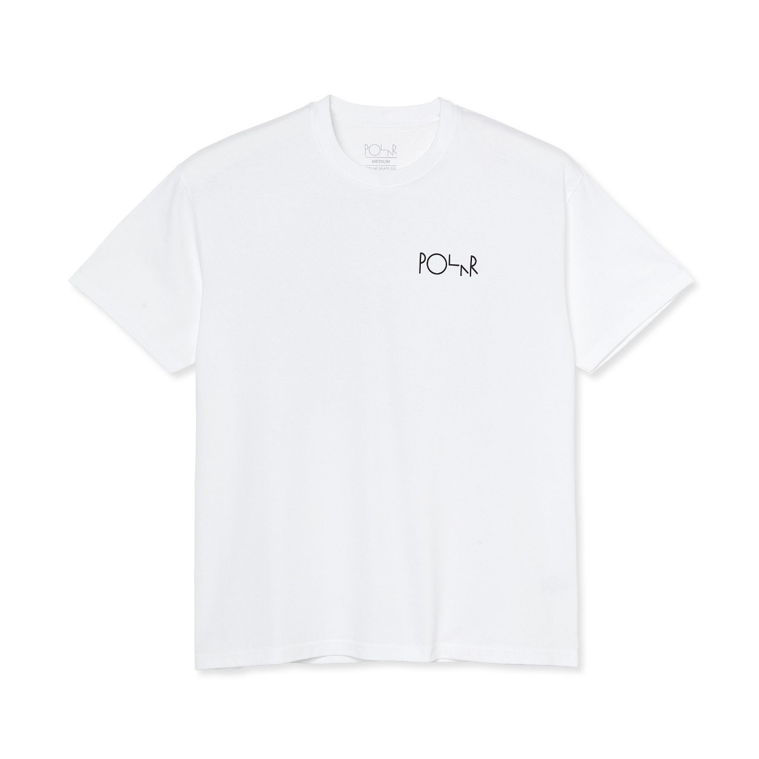 【POLAR SKATE CO.】Stroke Logo Tee - White