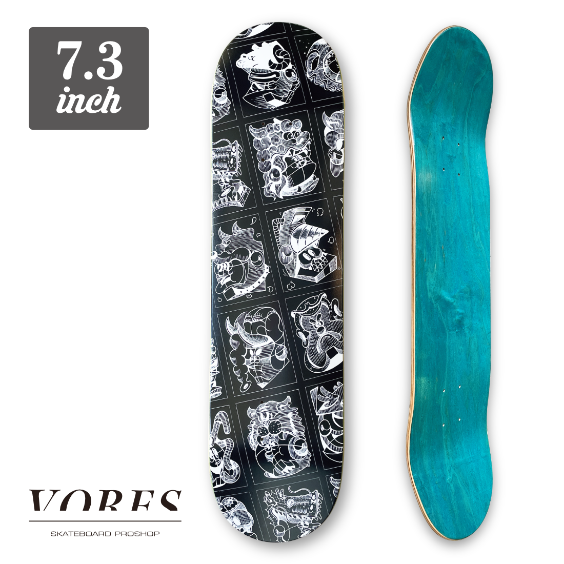 【7.3】VORES SKATESHOP - Shutie "Black"