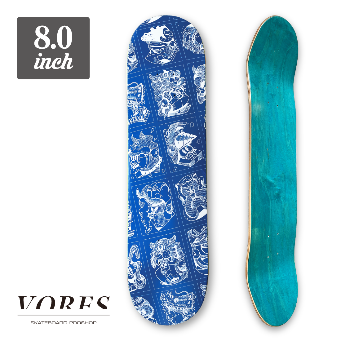 【8.0】VORES SKATESHOP - Shutie "Blue"