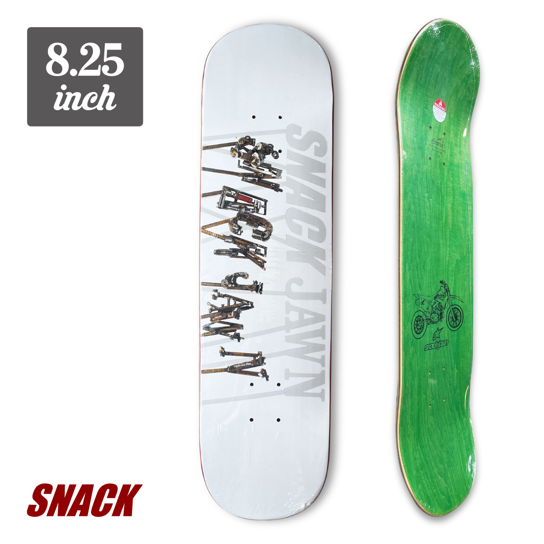 SNACK SKATEBOARDS・8.25インチサイズ - スケートボード