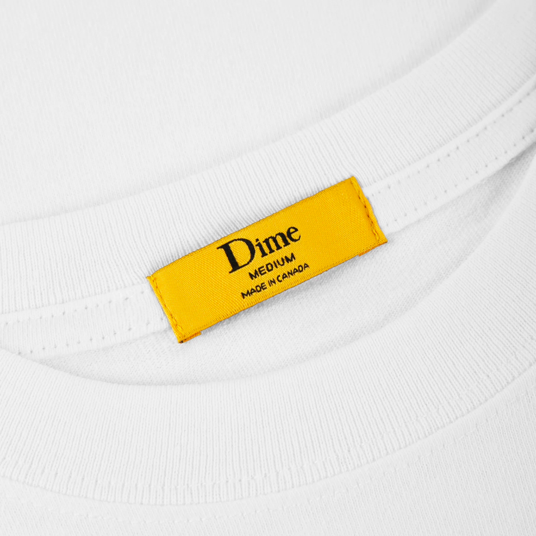 【Dime】 Classic Small Logo Tee - White