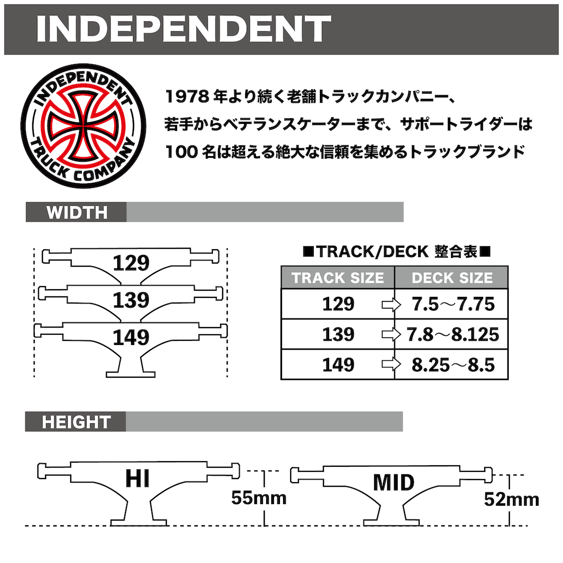 【INDEPENDENT】 Forged Hollow Standard - 129