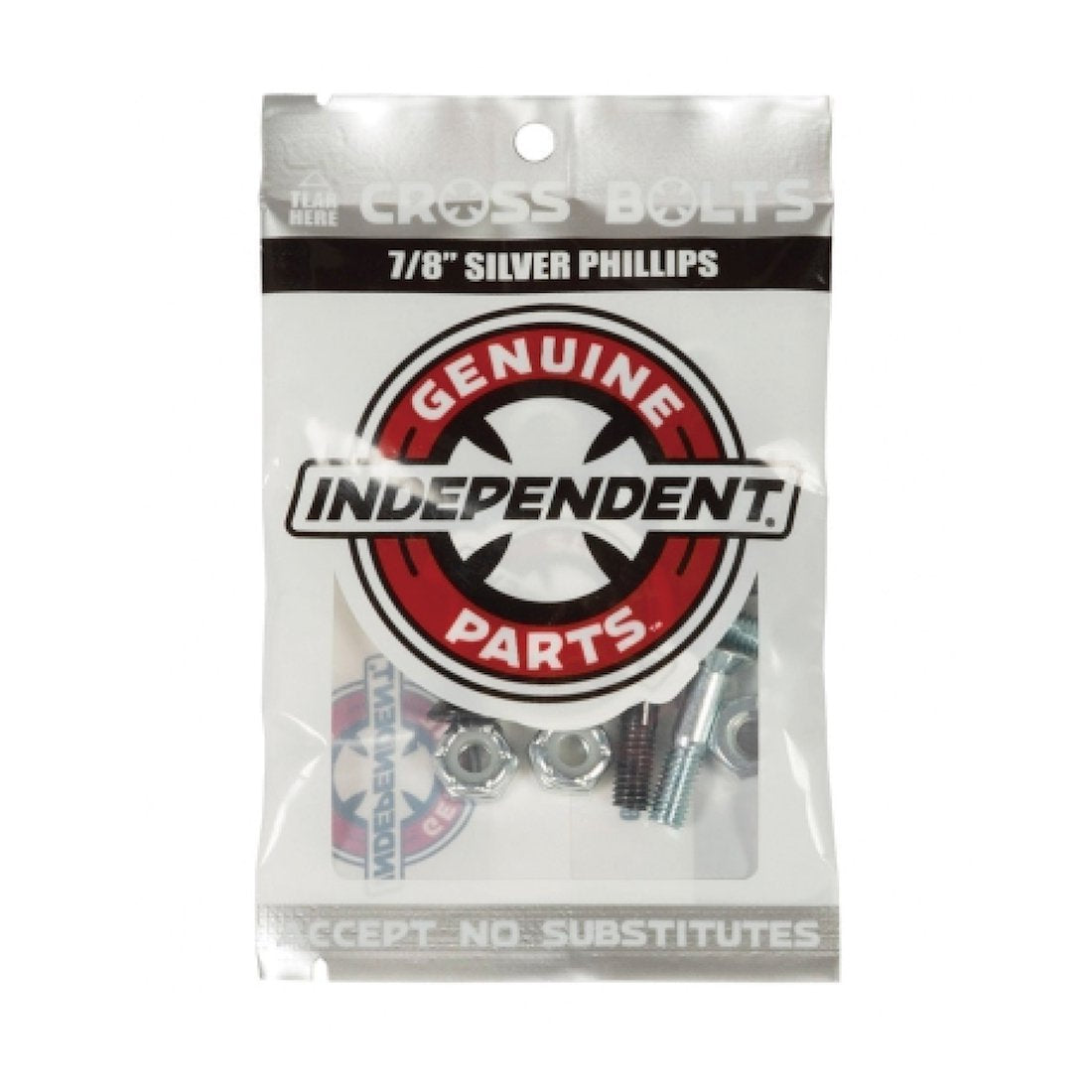 【INDEPENDENT】プラスボルト 7/8 - Silver/Black