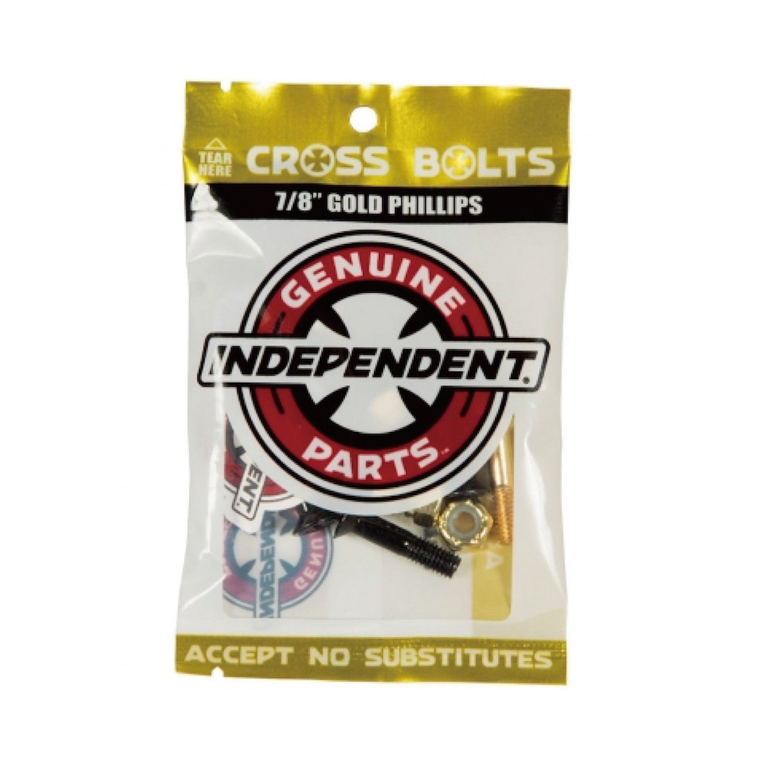【INDEPENDENT】プラスボルト 7/8 - Gold/Black