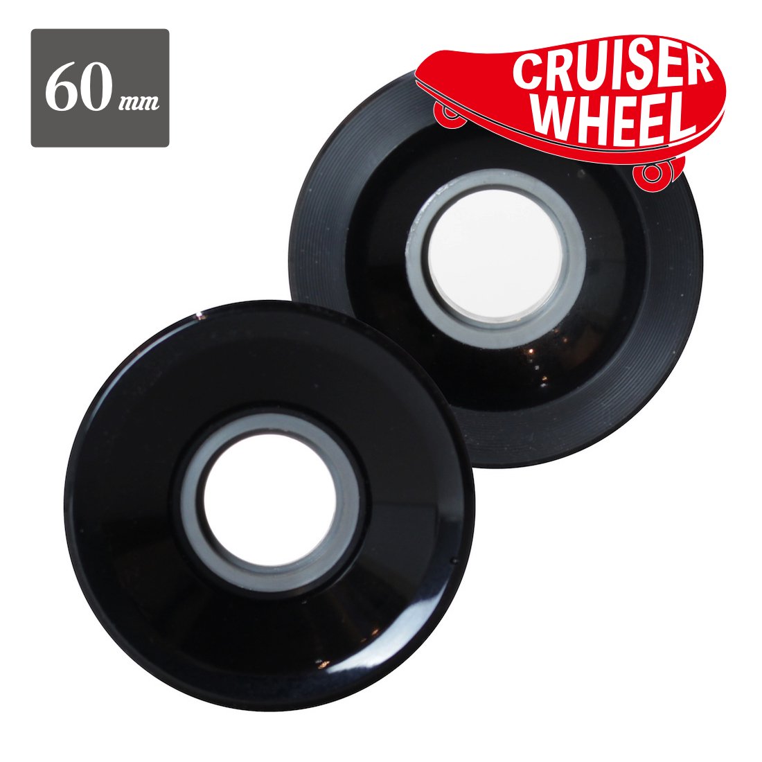 【CRUISER WHEEL】"Black" - 60mm/83A