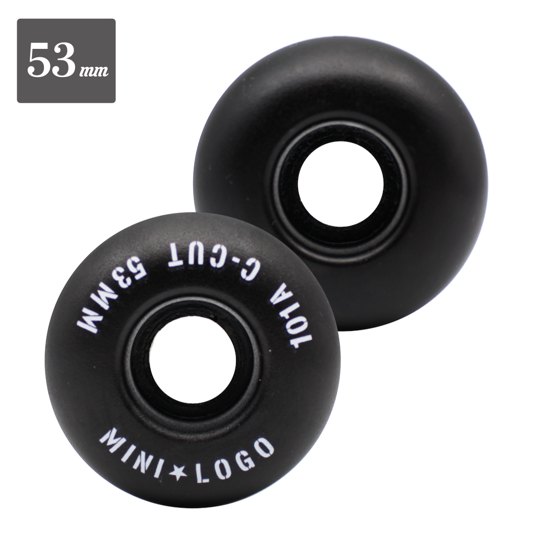 【MINI-LOGO】Wheel "Black" - 53mm