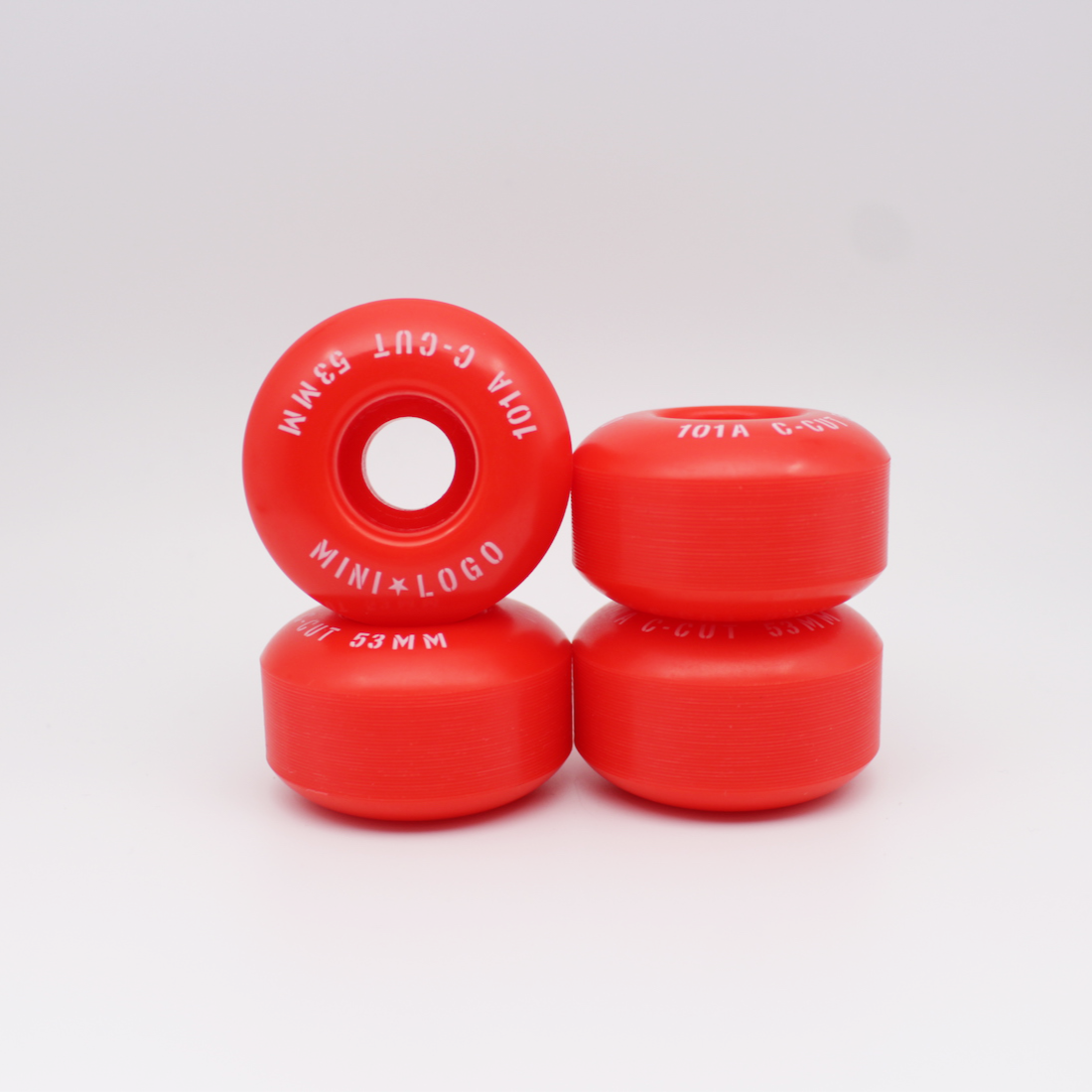 【MINI-LOGO】Wheel "Red" - 53mm