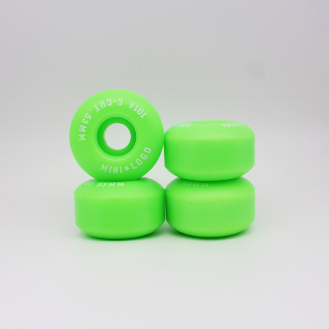 【MINI-LOGO】Wheel "Green" - 53mm