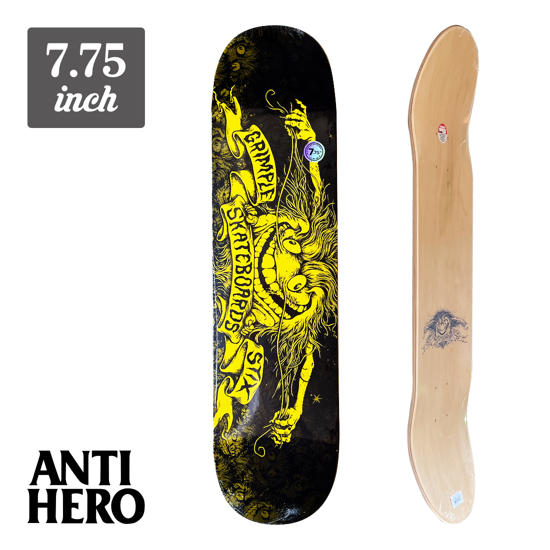 7.75】ANTI HERO - Grimple Stix Pricepoint 7.75】ANTI HERO - Grimple Stix Pricepoint