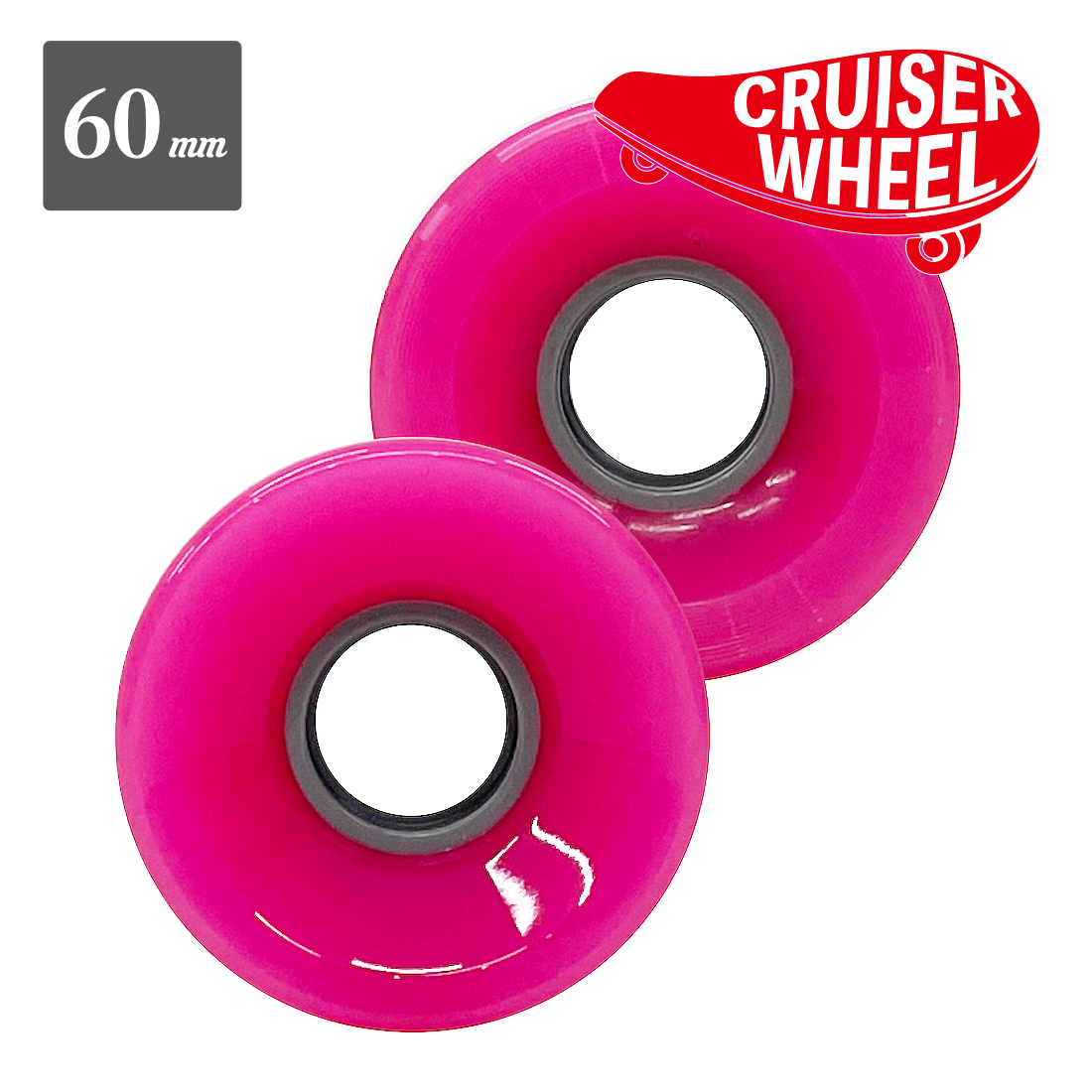 【CRUISER WHEEL】"Pink" - 60mm/83A