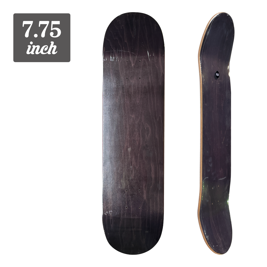 【7.75】Blank Deck - Black