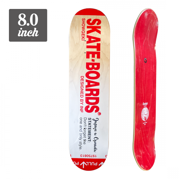 【8.0】SHOWGEKI SKATEBOARDS - Team Band Aid