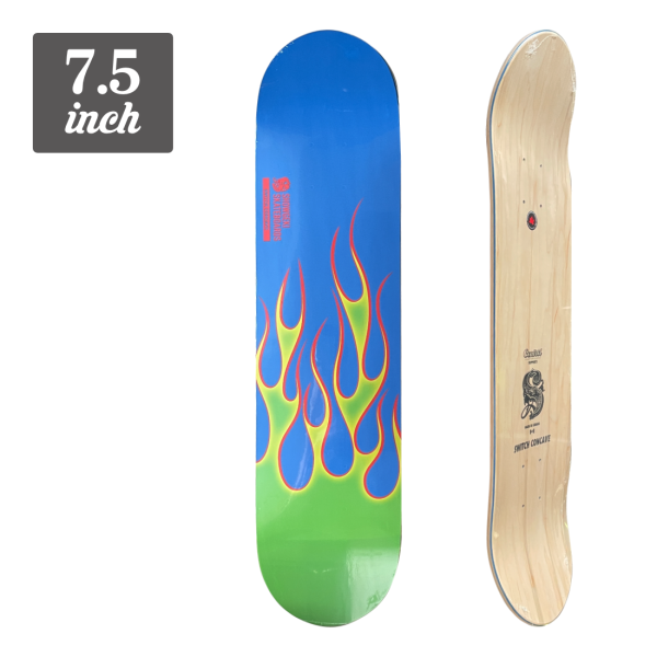 (子供用)【7.5】SHOWGEKI SKATEBOARDS - Flame Blue